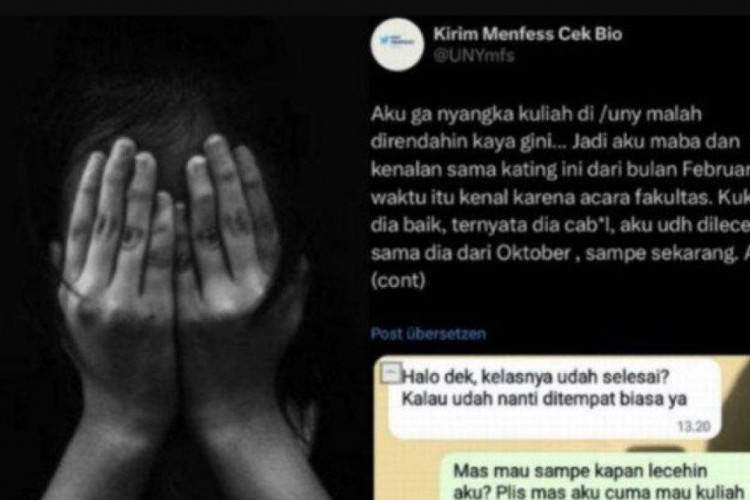 M Fahrezy Anggota BEM UNY Lakukan Pelecehan Pada Maba, Pelaku Ancam Sebar Foto Telanjang!