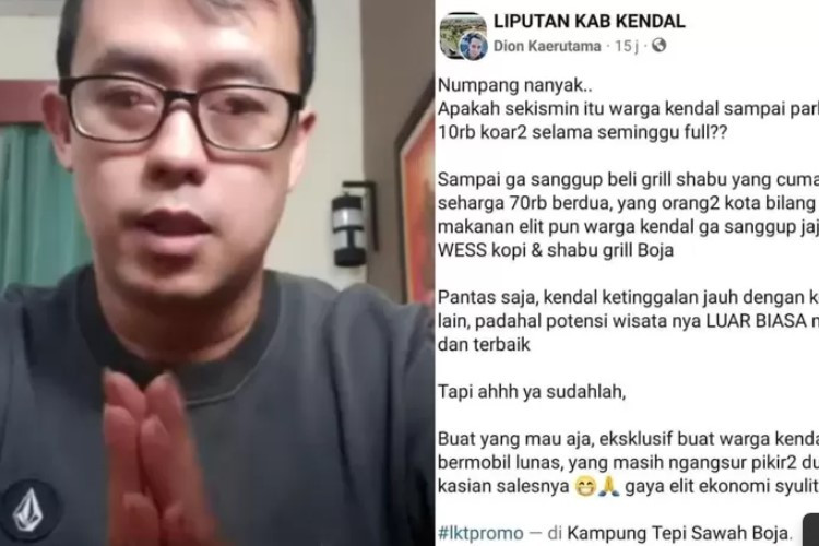 Spill Tampang Dion Kaerutama, Pengelola Cafe yang Koar-Koar Sebut Warga Kendal Miskin, Ini Profil dan Biodatanya
