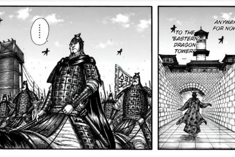 Lien Lire RAW Manga Kingdom Chapitre 837 Scan VF, Shin affronte ses ennemis avec brutalité