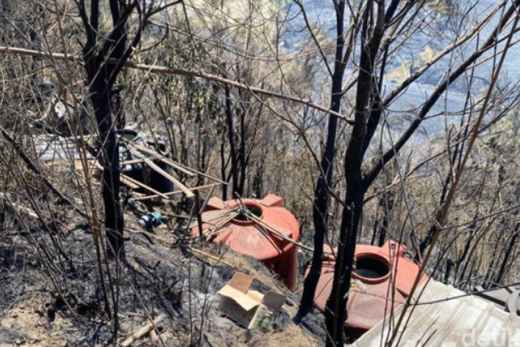 HEBOH! Kafe Bromo Hillside Terdampak Kahutla, 3 Orang Terjebak Didalam