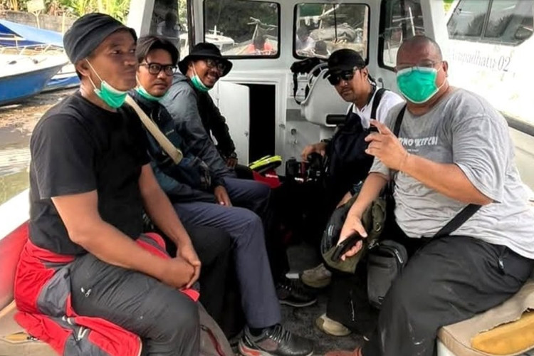 Update 5 Jurnalis yang Hilang Kontak Saat Liputan Anak Krakatau di Selat Sunda Tim SAR Gabungan Perluas Area Pencarian