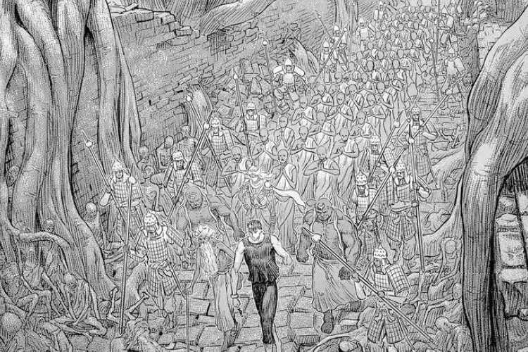 Lire Berserk Chapitre 383 VF Scan Guts Qui A Trouvé Ses Adeptes