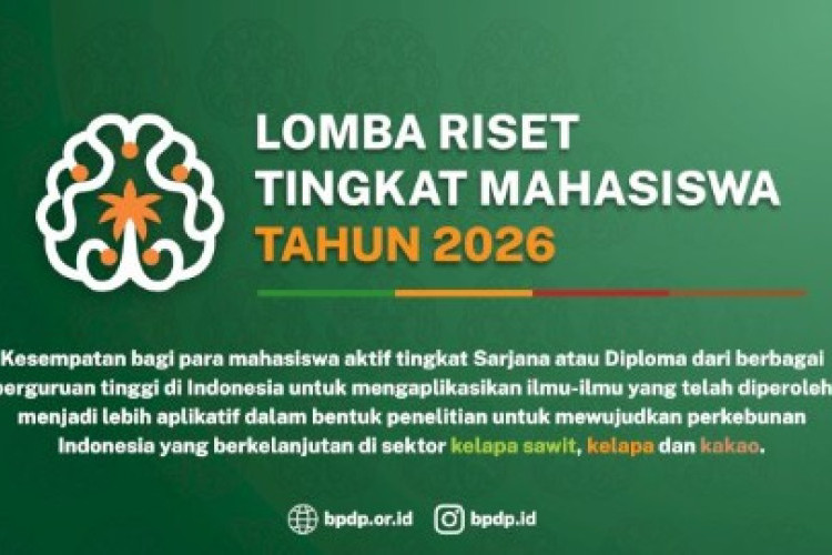Lomba Riset BPDP 2026: Cek Kategori dan 7 Bidang Riset Lomba yang Peluang untuk Semua Jurusan