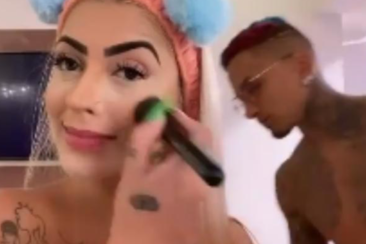 Video de Mc Mirella e Dynho Alves Viral no TikTok e no X Twitter, Transmissão Ao Vivo Cheia de Carícias