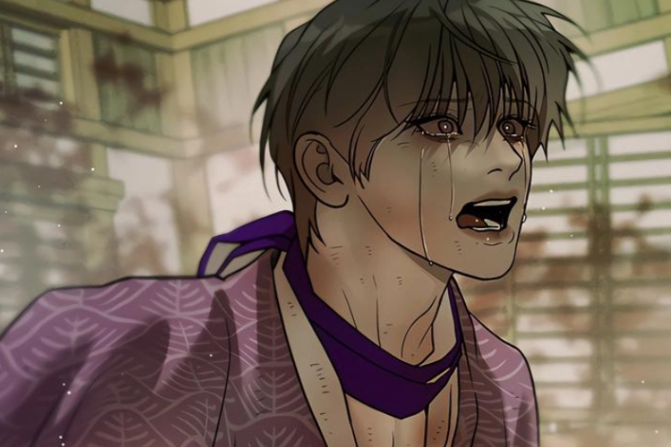 Lien Lire le Manhwa BL Pearl Boy: Ignite the Dawn Chapitre 33 Scan VF, Yuta pleure en voyant Hyung