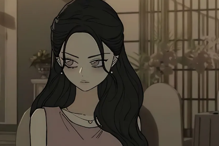 Ler do Manhwa Tears on a Withered Flowers (Lágrimas Sobre Flores Murcha) de Capítulo 83 Scan PT BR RAW, Taehe parece triste