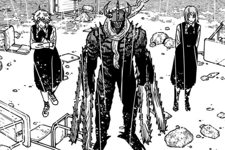 Leia Manga Chainsaw Man Capítulo 215 Scan PT Denji Está Lutando Contra O Demônio Das Trevas