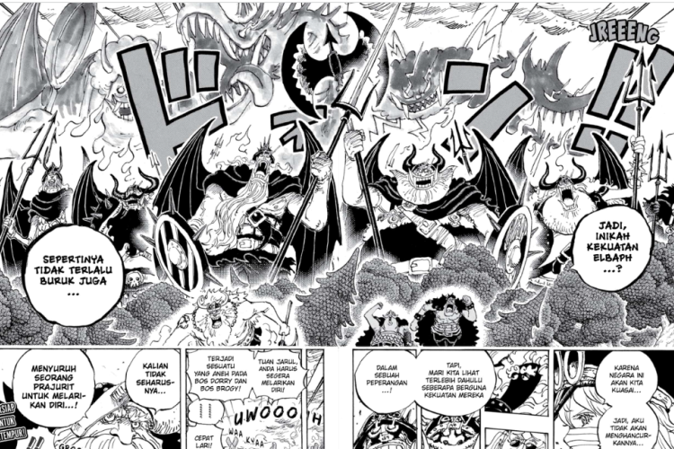 Lien RAW Lire le Manga One Piece Chapitre 1152 Scan VF, La résistance d'Elbaf est palpitante