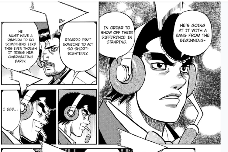 Update RAW! Lisez le Manga Hajime no Ippo Chapitre 1498 Scan VF, Un combat de boxe passionnant