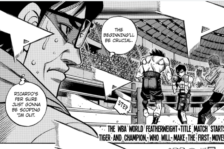 Spoilers el Manga Hajime no Ippo Chapitre 1497 Scan VF, Le match devient de plus en plus intense