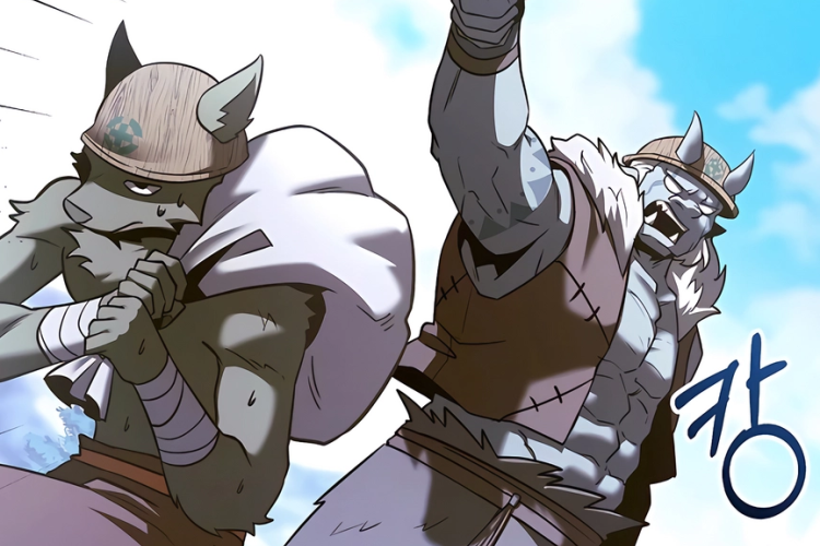 Spoiler o Manhwa Lord Hero of House Remes Capítulo 73 PT BR, Feroz Resistência contra o Inimigo