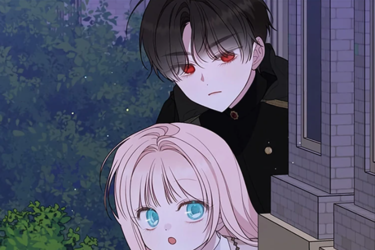 Baca Manhwa Sang Bayi Tiran (Baby Tyrant) Chapter 108 Bahasa Indonesia, Gawat! Mabel Ketahuan Duke