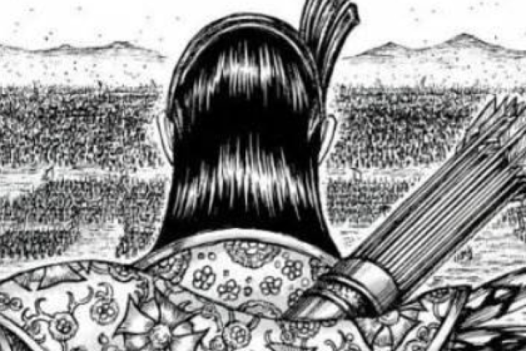 Link RAW Manga Kingdom Chapter 859 Bahasa Indonesia, Sesosok Pria yang Mengamati Perang Dari Kejauhan