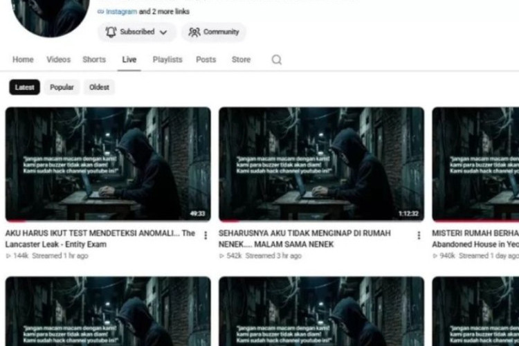 Memanas! Akun YouTube Windah Basudara Viral Diretas, Muncul Pesan Ancaman Personal
