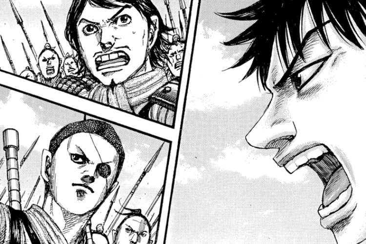 Lire le Manga Kingdom Chapitre 855 en VF Scan RAW, Shin sera prêt à attaquer le camp adverse