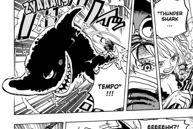 Lien Lire le Manga One Piece Chapitre 1148 Scan VF, Gunko réussit à piéger le Chapeau de Paille