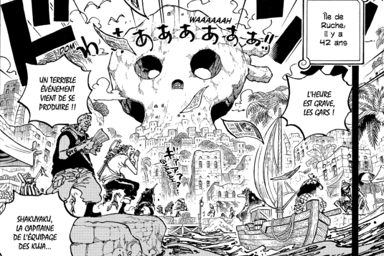 Spoilers RAW Manga One Piece Chapitre 1158 Scan VF, La résistance de Rock D. Xebec