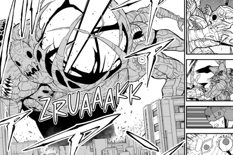 Lien Lire le Manga 8Kaijuu (Kaiju No. 8) Chapitre 128 Scan VF FR, Le monstre est de retour !