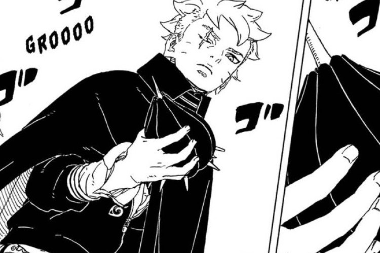 Spoiler dan Baca Boruto: Two Blue Vortex Chapter 35 Bahasa Indonesia, Togedama Jatuh Ke Tangan Boruto