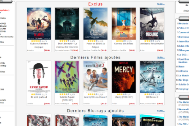 Zone de Telechargement, Site web de streaming de films non diffusés en salle, accessible gratuitement
