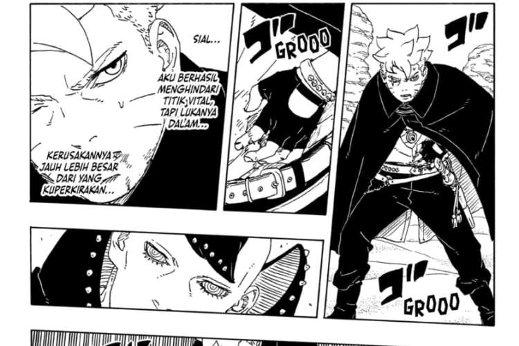 Update RAW! Lire le Manga Boruto : Two Blue Vortex Chapitre 24 Scan VF, L'attaque de Jura fait un malin 