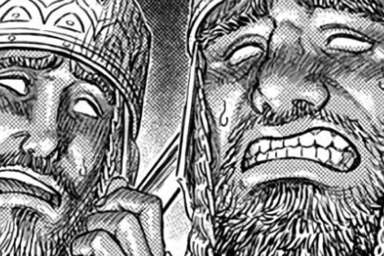 Liste des Berserk Manga Chapitre 384 en Français, Les personnes aux sens aiguisés, même lorsqu'elles marchent dans le noir