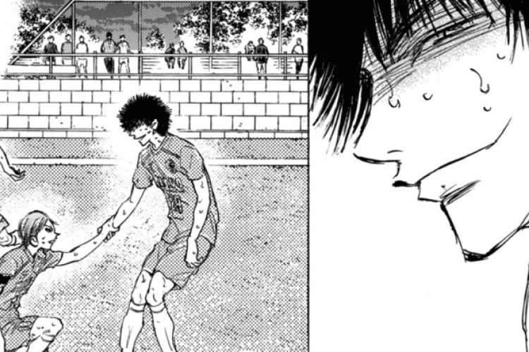 Manga Ao Ashi Chapitre 399 VF Scan, Faites Semblant d'aider !