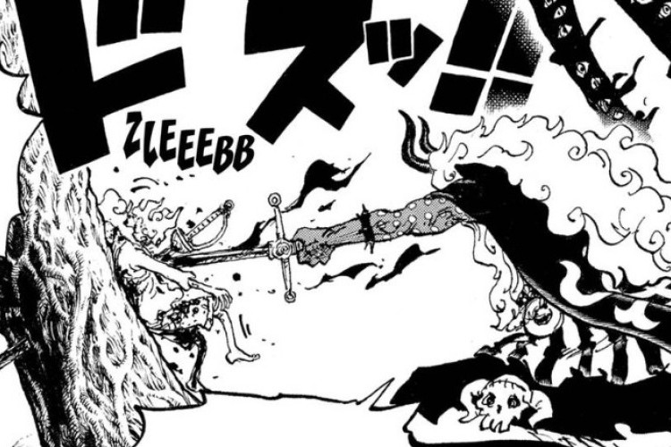 One Piece Chapter 1190 Bahasa Indonesia, Serangan Telak Imu Terhadap Luffy