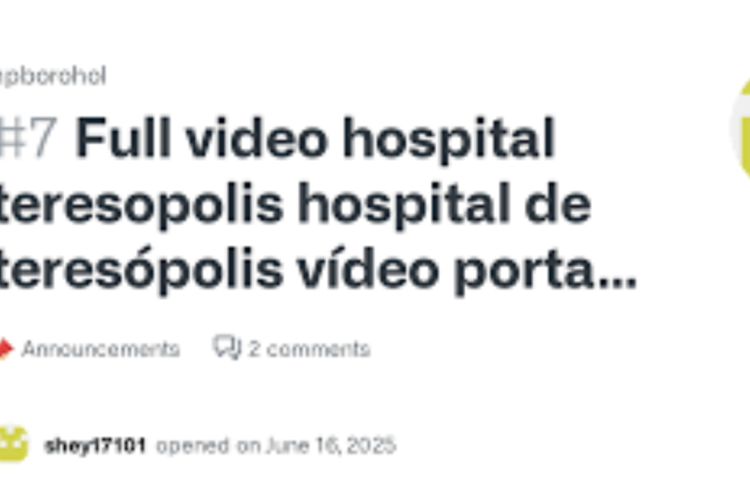 Portal de Vídeos Completo do Hospital Zacarias Teresópolis No Telegram, Confira Aqui! De Tirar O Fôlego!