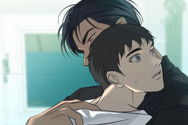 Spoilers el Manhwa BL Backlight Chapitre 45 en Français, Une action palpitante entre deux amants
