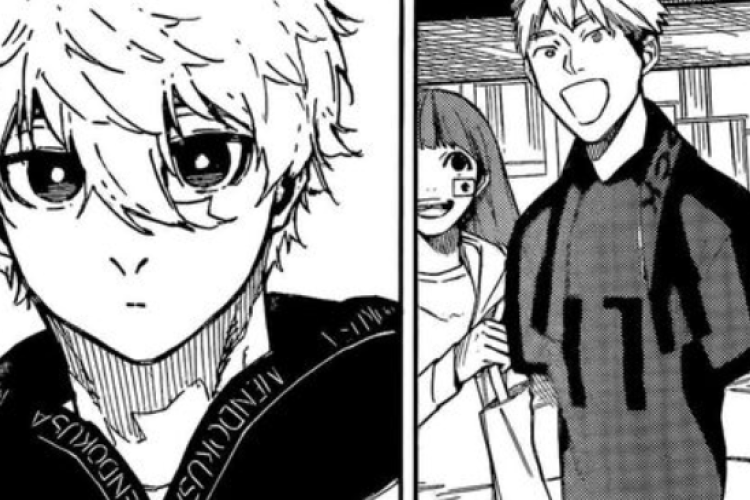 Manga Blue Lock Chapitre 313 Scan FR VF, Le spoiler, c'est Nagi qui regarde le match, les gars !