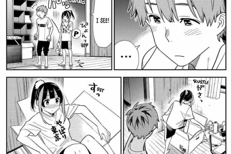 Lire Manga Kanojo, Okarishimasu (Rent A Girlfriend) Chapitre 390 Scan VF, Chizuru n'arrive pas à tourner la page
