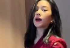 Asli! Video Bella Adriana Viral Tanpa Cut, Lagi Asyik Joget Sambil Pakai Kebaya Warna Merah 
