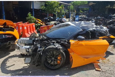 YouTuber Andra ST Kecelakaan Tunggal di Sukoharjo, Mobil Supercar McLaren 720S Coupe Terbelah Dua!