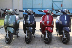 Tampil Trendi Harga Murah! Inilah Rekomendasi Motor Listrik Mirip Vespa, Cocok untuk Touring Terdekat 