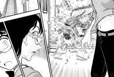 RAW! Baca Manga Detective Conan Chapter 1150 Bahasa Indonesia, Misteri Pria Tinggi Berpakaian Full Hitam