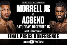 Link Live Streaming Tinju Dunia Minggu 17 Desember 2023, Laga Utama: David Morrell vs Sena Agbeko