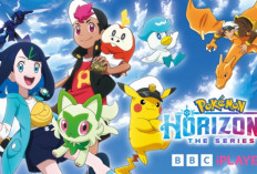 Download & Nonton Anime Pokémon Horizons: The Series Sub Indonesia Season 1 Full Episode 1-70 Gratis Tanpa Login, Petualangan Para Pemburu Poke Monsters
