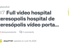 Portal de Vídeos Completo do Hospital Zacarias Teresópolis No Telegram, Confira Aqui! De Tirar O Fôlego!