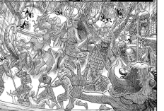 Spoiler et Lire Berserk Manga Chapitre 381 en Français, La résistance du roi devient brutale