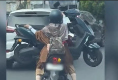 Curi Perhatian, Pemotor Viral Angkut Motor Listrik pakai Motor Hingga Dicari Kepolisian!