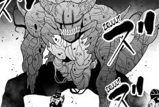 Lire 8Kaijuu (Kaiju No. 8) Manga Chapitre 124 Scan VF, la forme est le chiffre 9 ce qui me donne la chair de poule